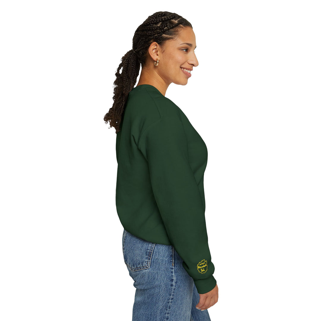 Entering Adirondack Park - Embroidered Sweatshirt