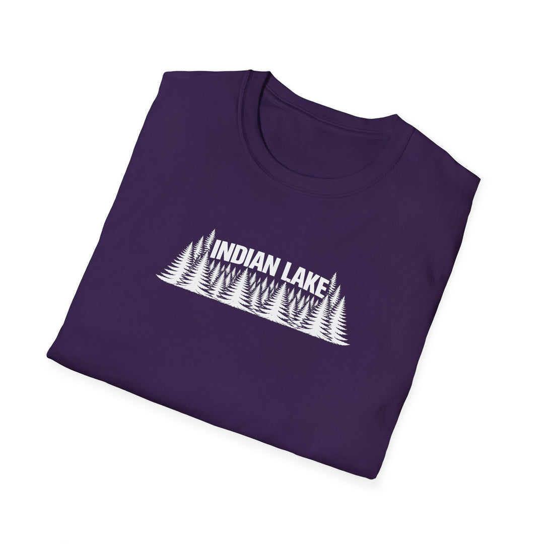 Indian Lake Unisex T-Shirt - Trees