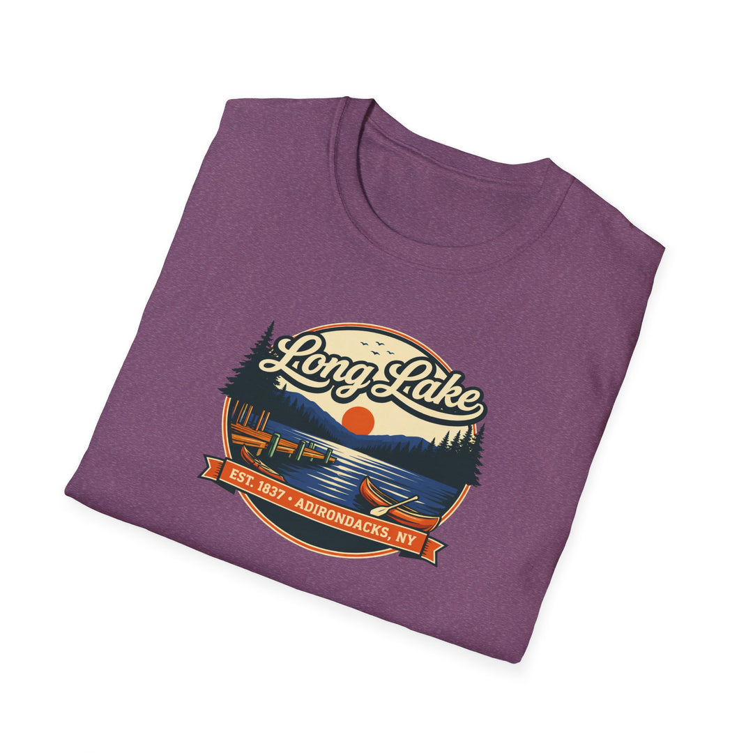 Long Lake Sunset Unisex T-Shirt