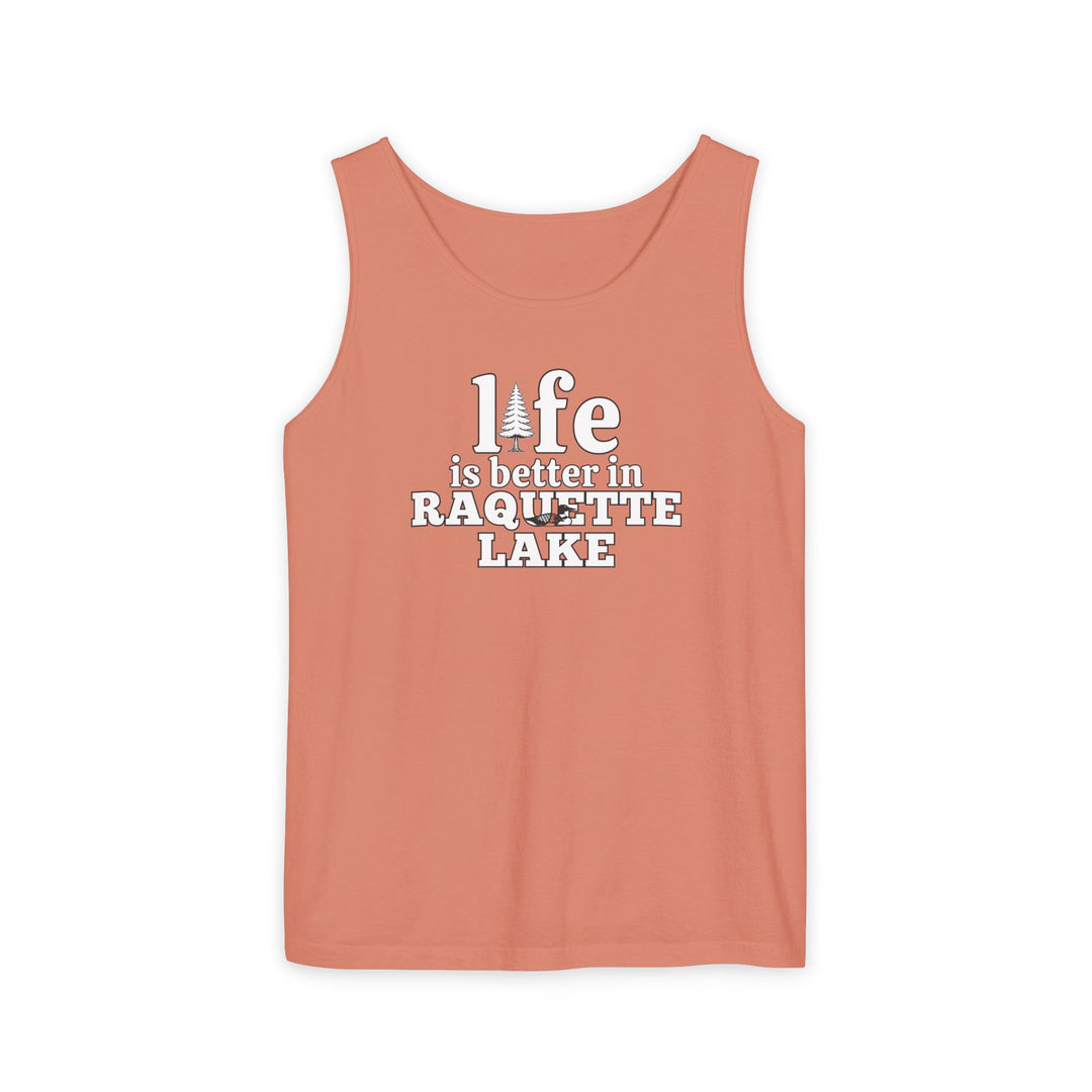 Life is Better in Raquette Lake Unisex Tank
