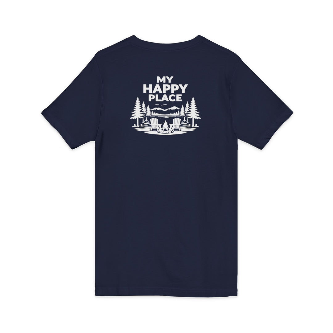 Lake George My Happy Place Unisex V-Neck
