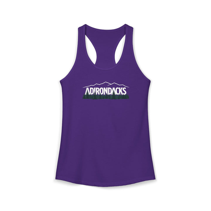 Adirondacks Mtn Range Ladies Racerback Tank