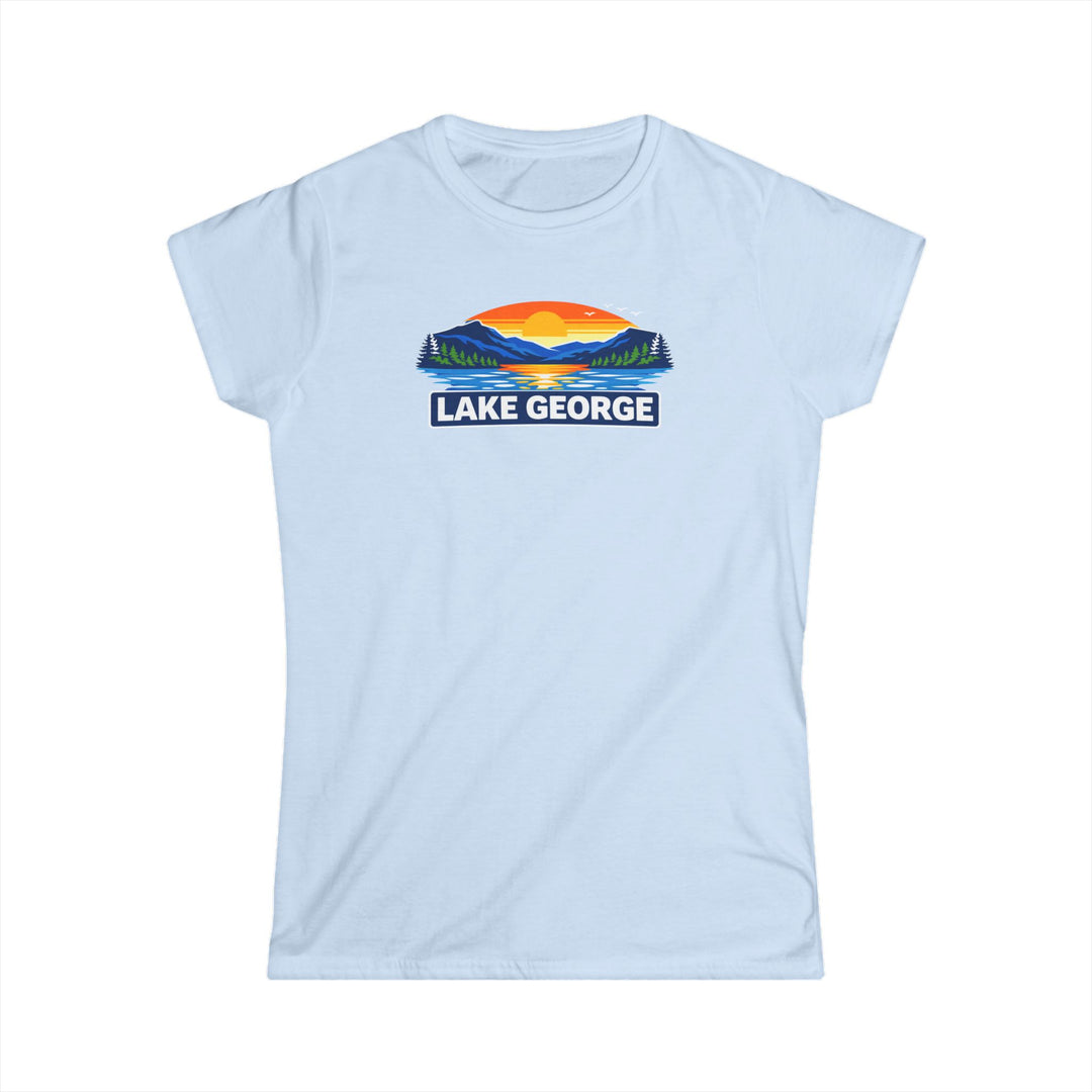 Lake George Sunset Ladies T-Shirt