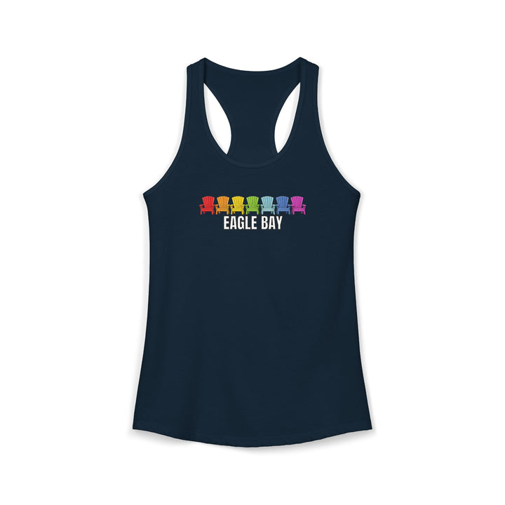 Eagle Bay Ladies Racerback - Rainbow Chairs