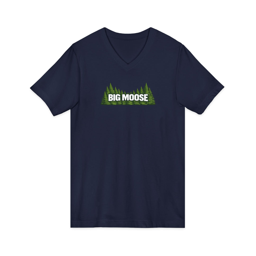 Big Moose Trees Unisex V-Neck Tee