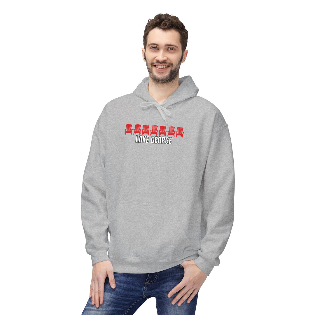 Lake George Hoodie - Red Chairs