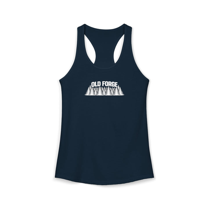 Old Forge Trees Ladies Racerback