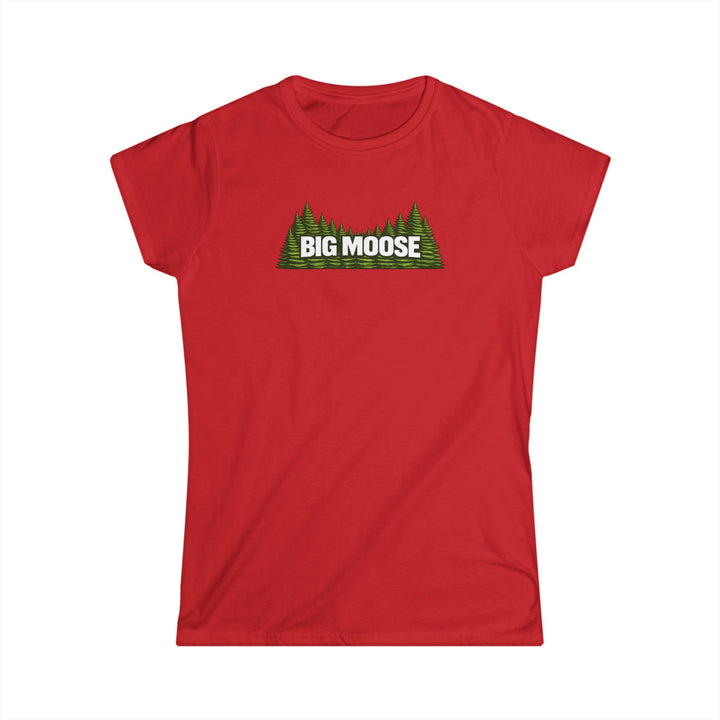 Big Moose Trees Ladies Tee