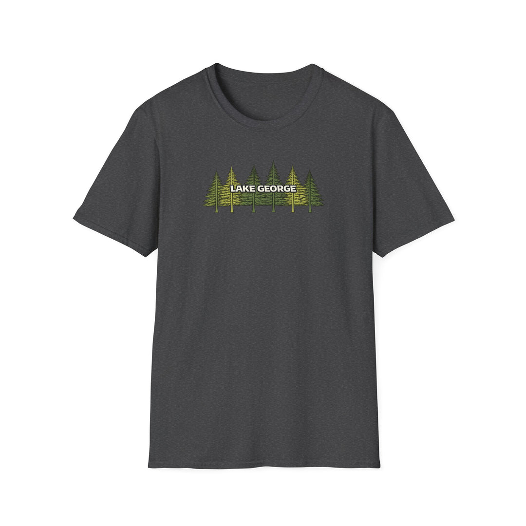 Lake George Unisex T-Shirt - Green Trees
