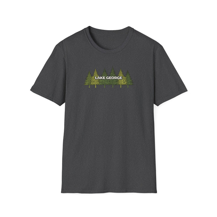 Lake George Unisex T-Shirt - Green Trees