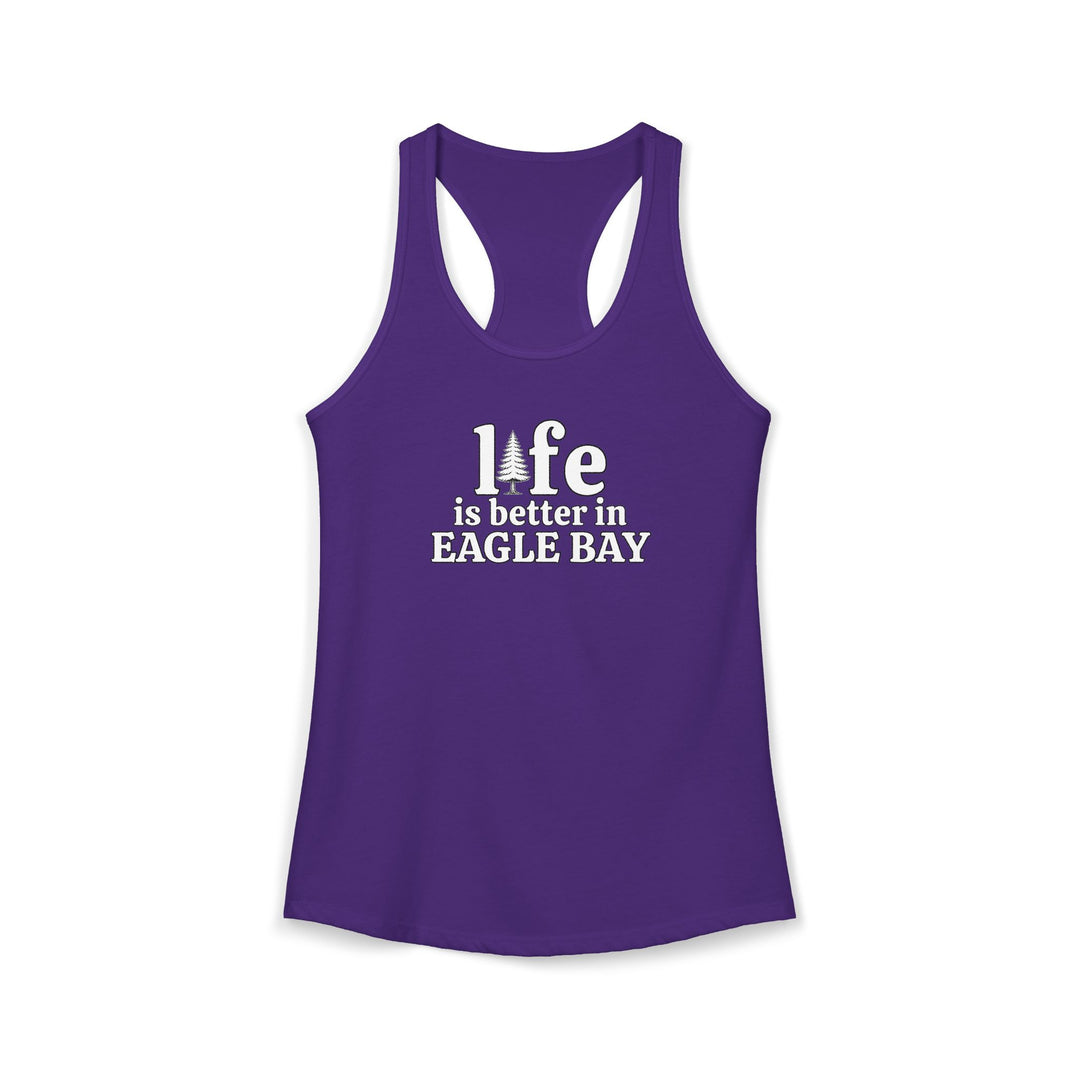Life is Better in Eagle Bay Ladies Racerback