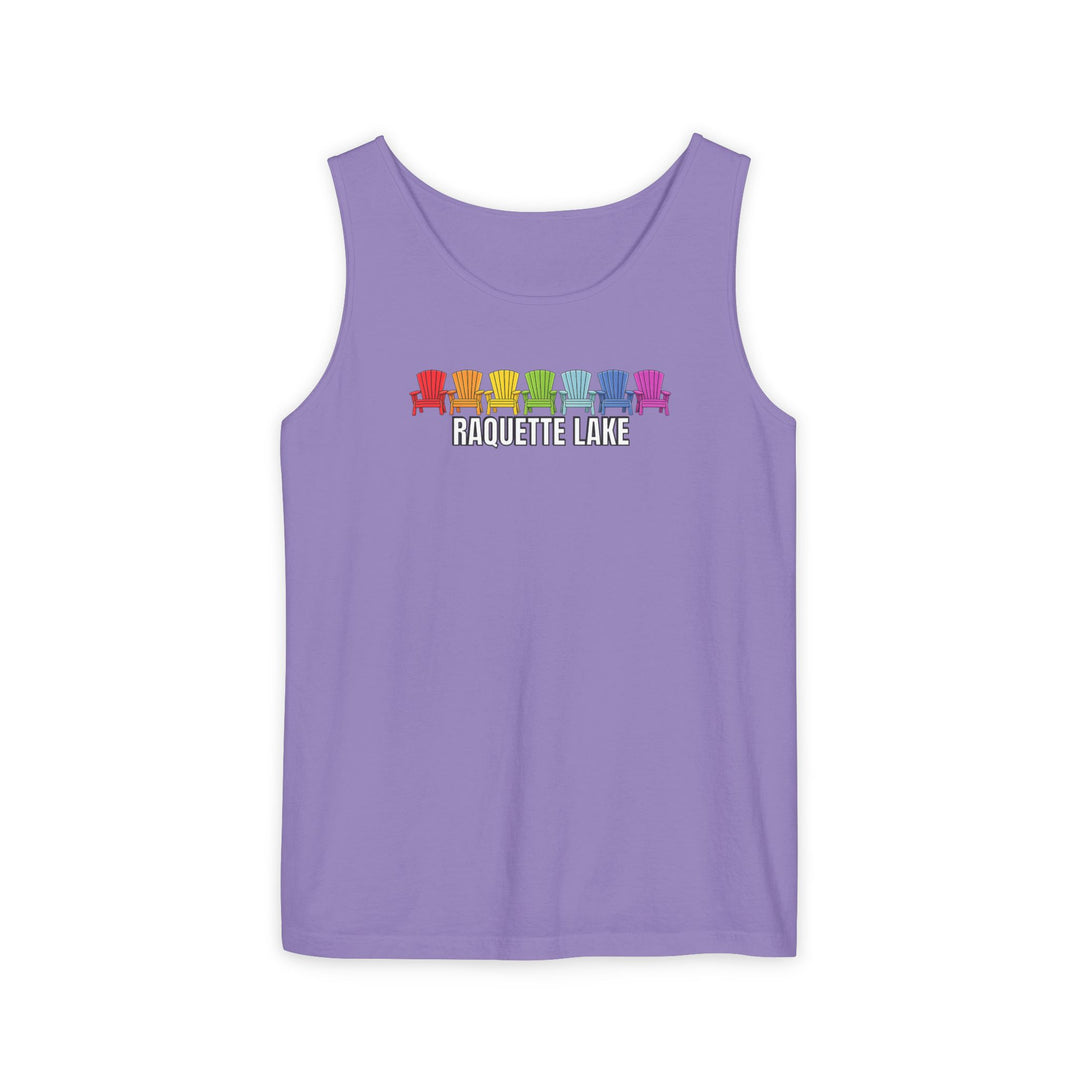 Raquette Lake Unisex Tank - Rainbow Chairs