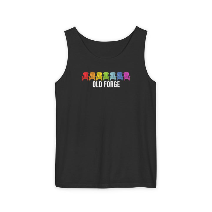 Old Forge Rainbow Chairs Unisex Tank