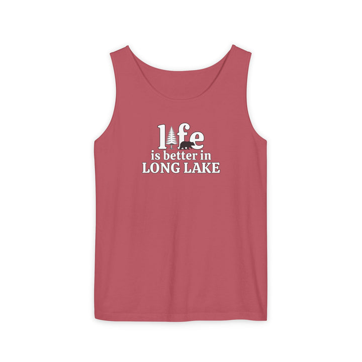 Life is Better in Long Lake Unisex Tank