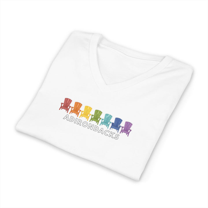 Adirondack Rainbow Chairs Unisex V-Neck