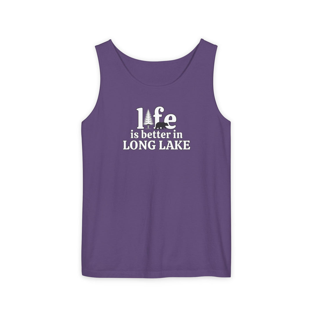 Life is Better in Long Lake Unisex Tank