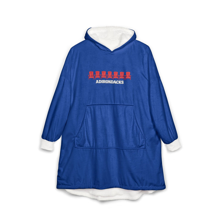 Adirondack Chairs Hooded Blanket