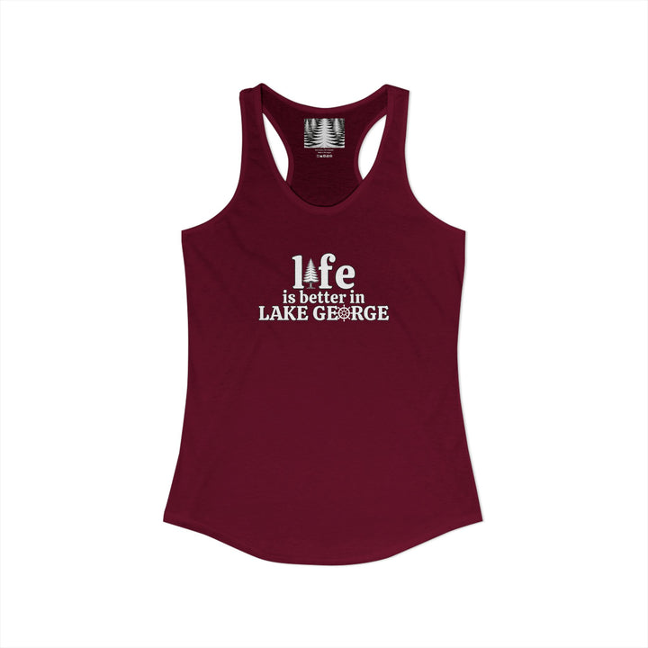 Life is Better in Lake George Racerback Tank