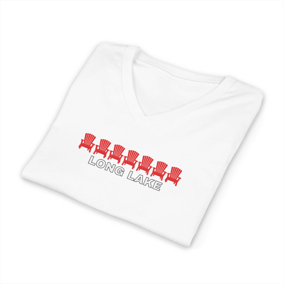 Long Lake ADK Chairs Unisex V-Neck T-Shirt