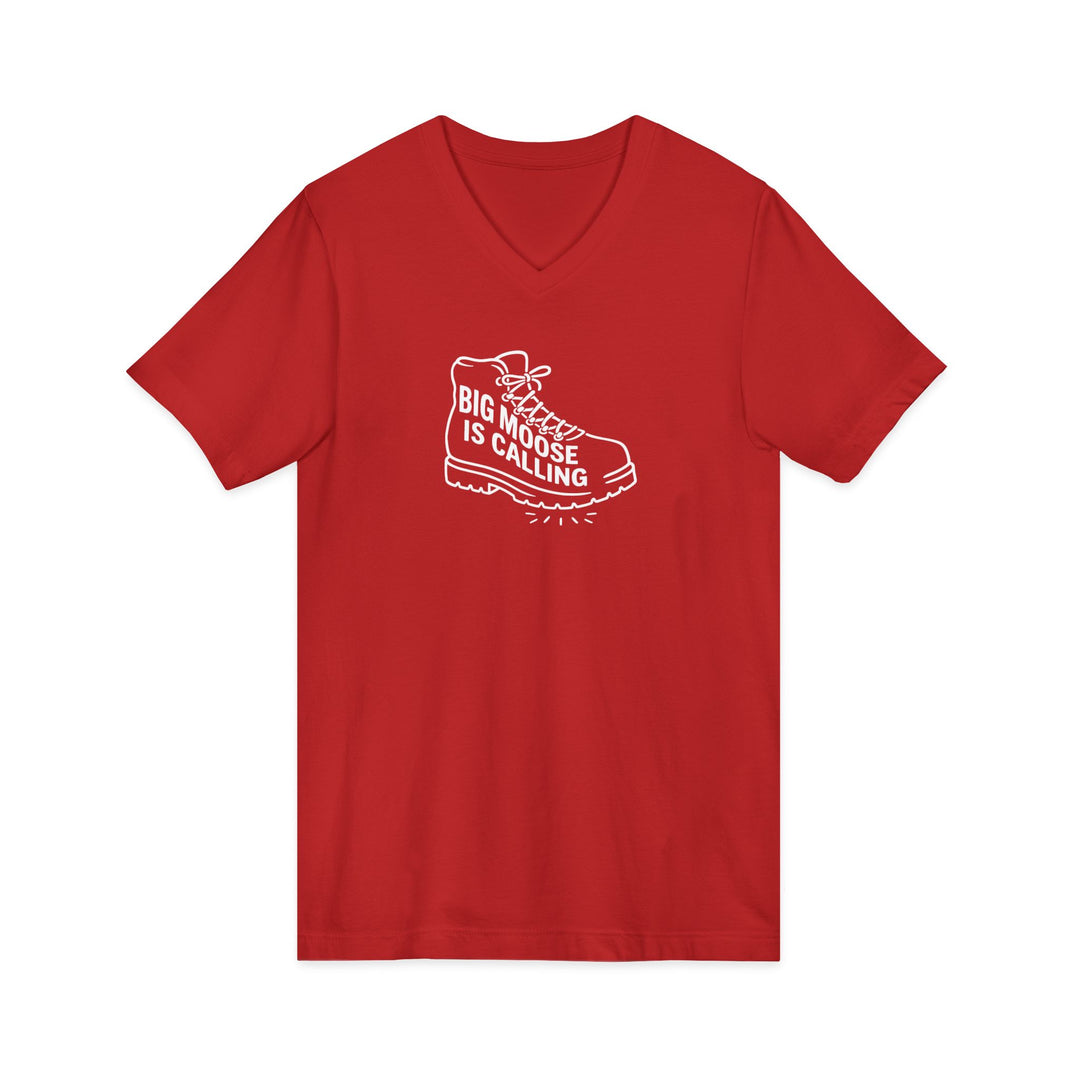 Big Moose Boot Unisex V-Neck Tee