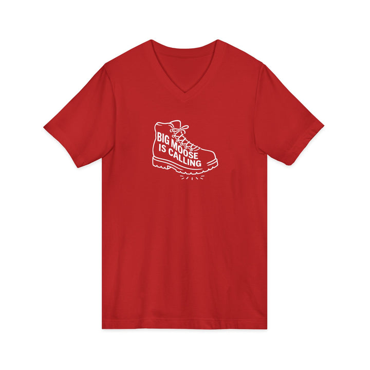 Big Moose Boot Unisex V-Neck Tee