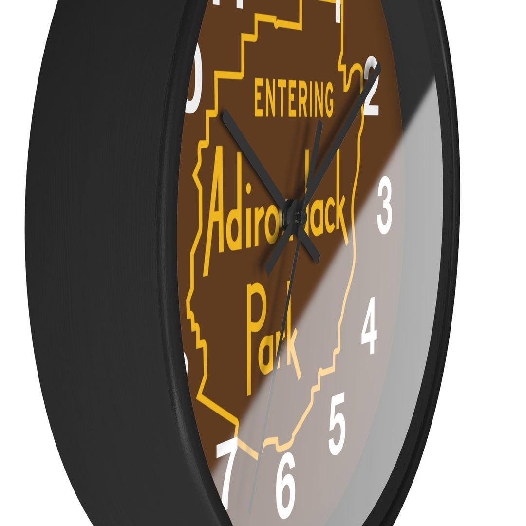 Entering Adirondack Park Wall Clock