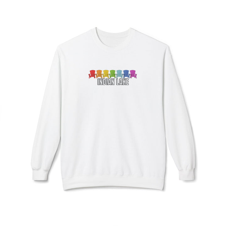 Indian Lake Sweatshirt - Rainbow Chairs