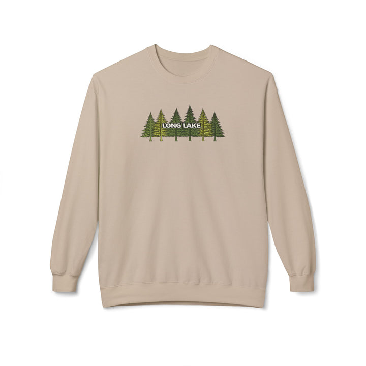 Long Lake Pine Trees Sweatshirt