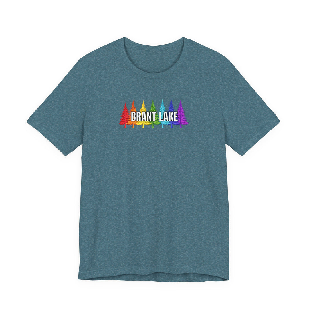 Brant Lake Rainbow Trees Tee