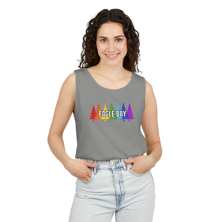 Eagle Bay Unisex Tank - Rainbow Trees