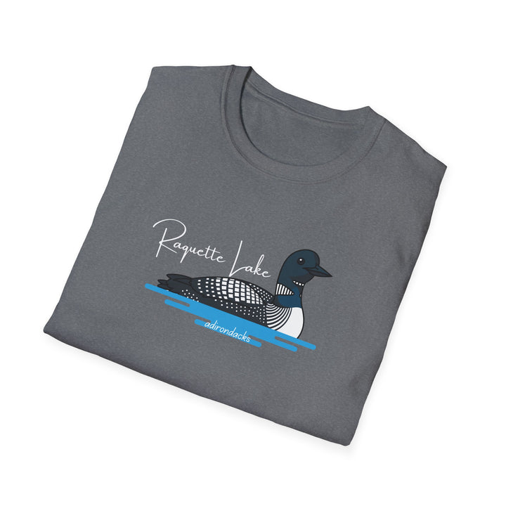 Raquette Lake Unisex T-Shirt - Loon