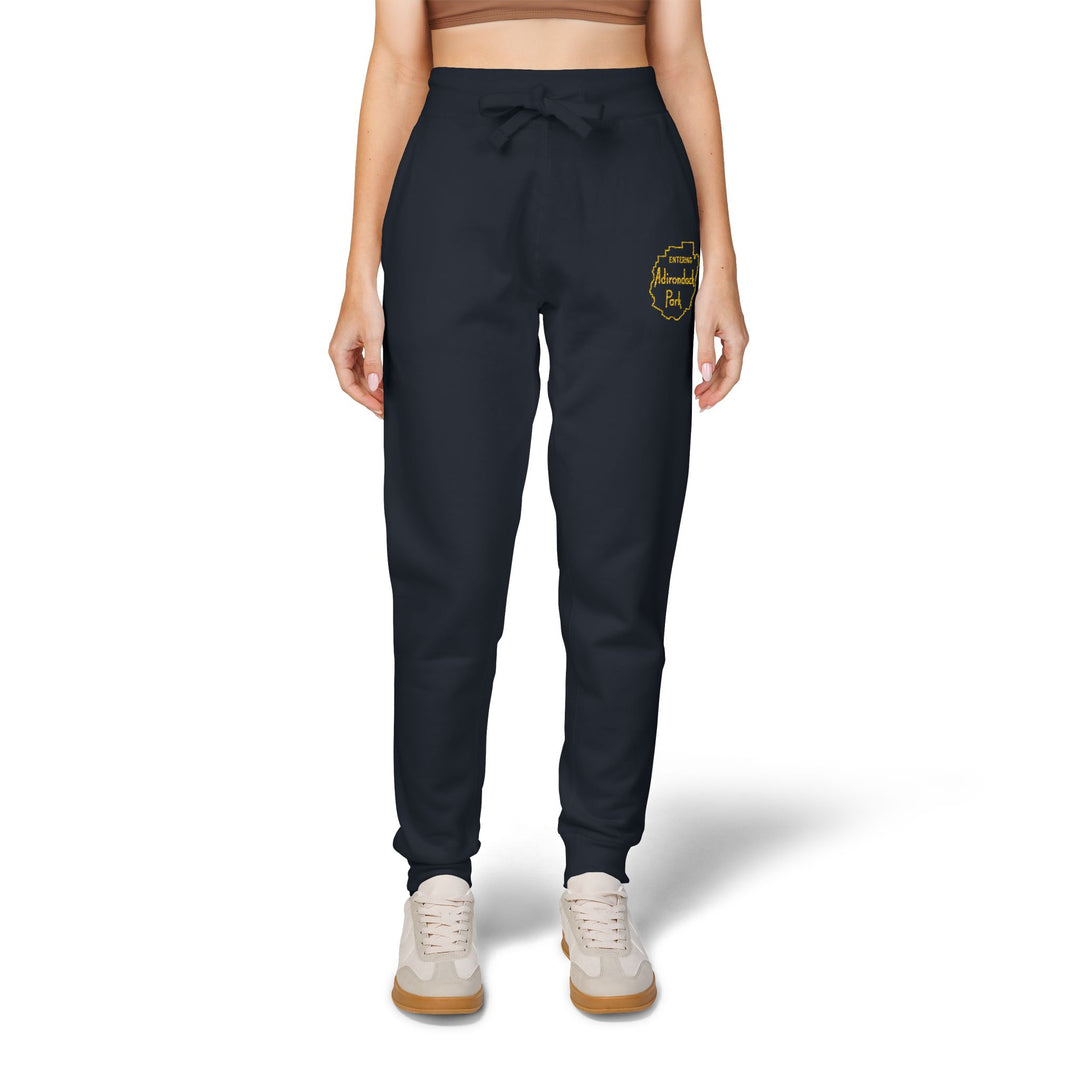 Entering Adirondack Park - Embroidered Fleece Sweatpants