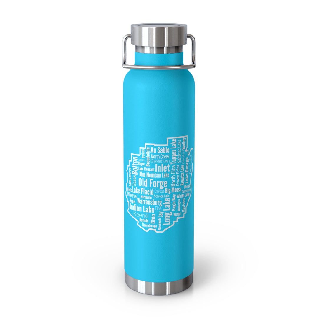 Adirondack Towns Copper-Lined Water Bottle