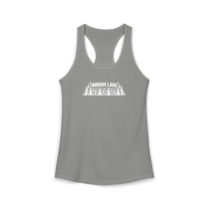 Indian Lake Ladies Racerback - Trees