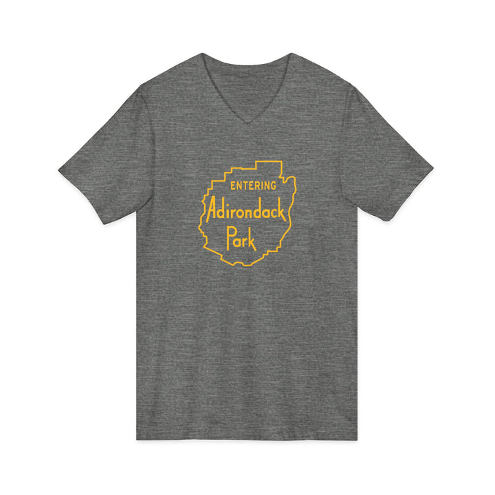 Entering Adirondack Park Unisex V-Neck