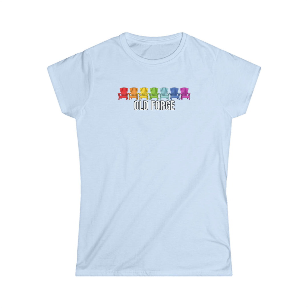 Old Forge Rainbow Chairs Ladies Tee
