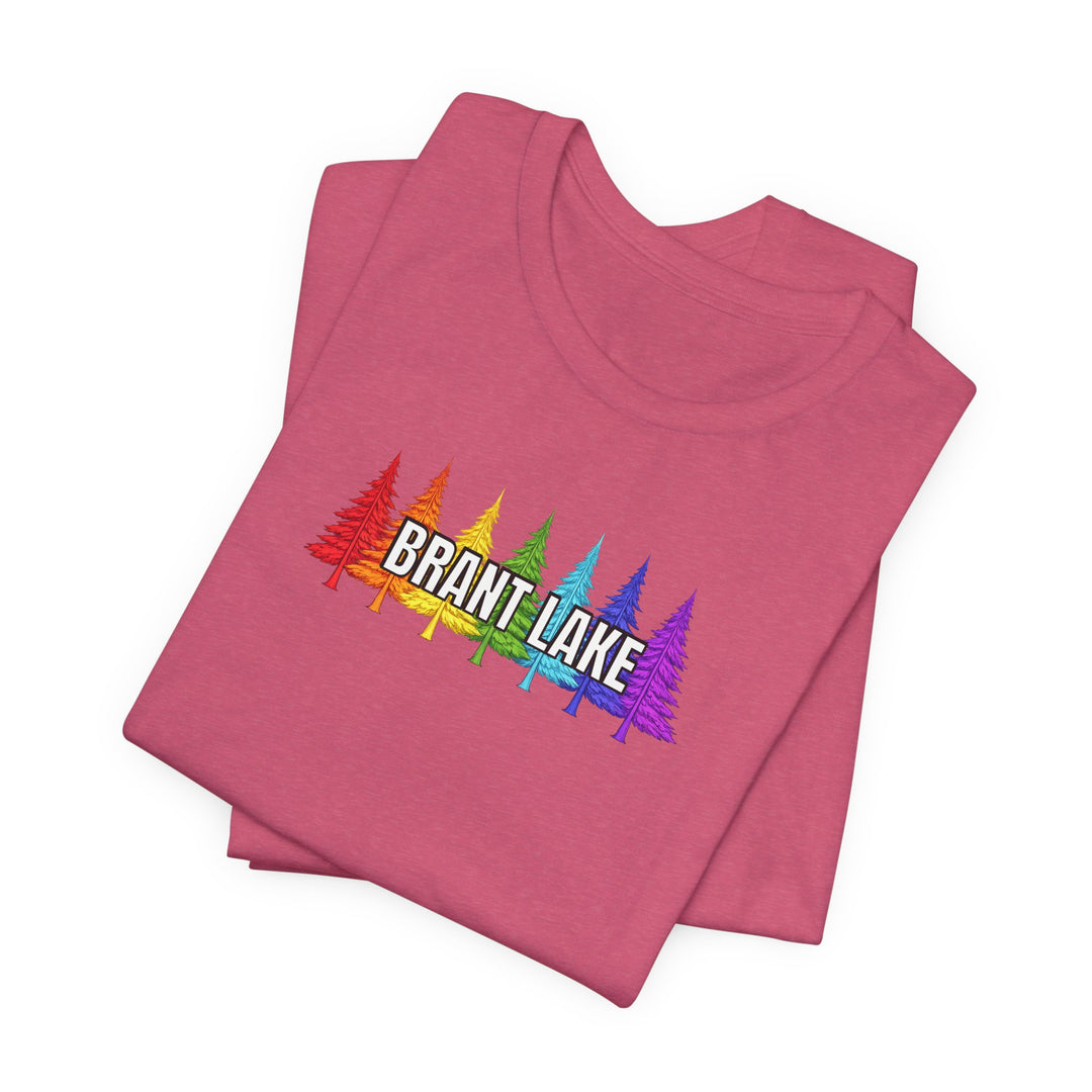 Brant Lake Rainbow Trees Tee