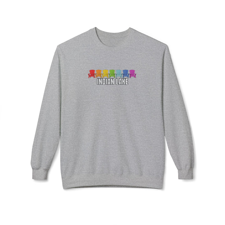 Indian Lake Sweatshirt - Rainbow Chairs