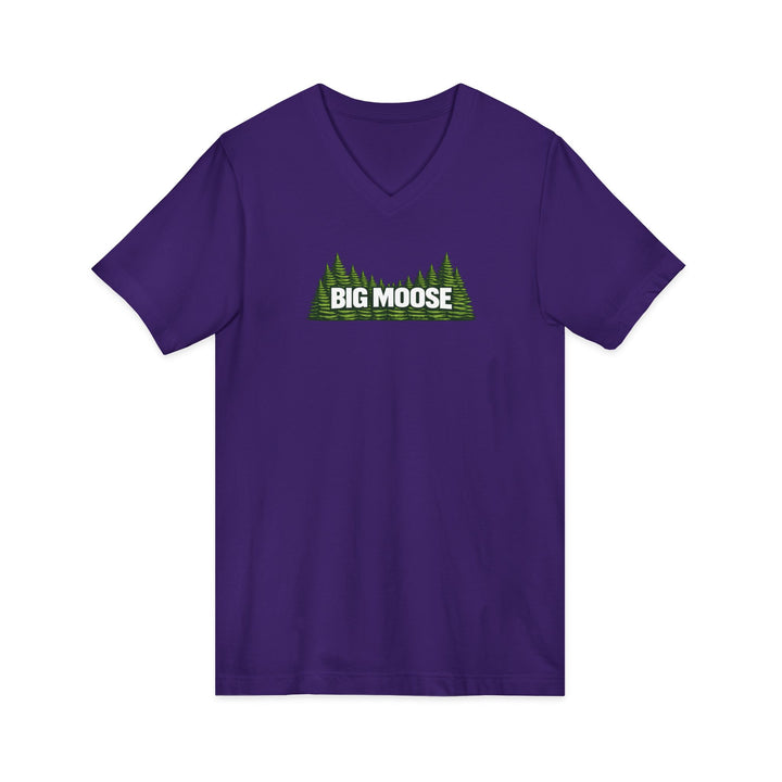 Big Moose Trees Unisex V-Neck Tee