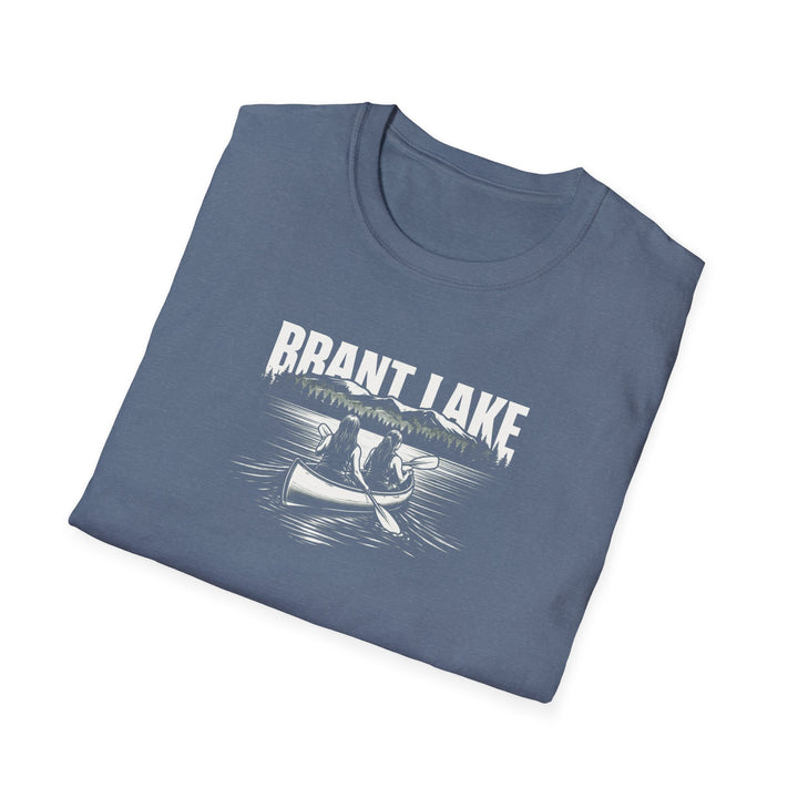 Brant Lake Unisex T-Shirt - Canoe