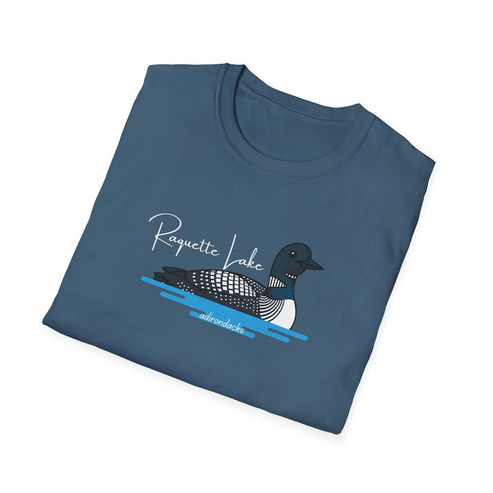 Raquette Lake Unisex T-Shirt - Loon