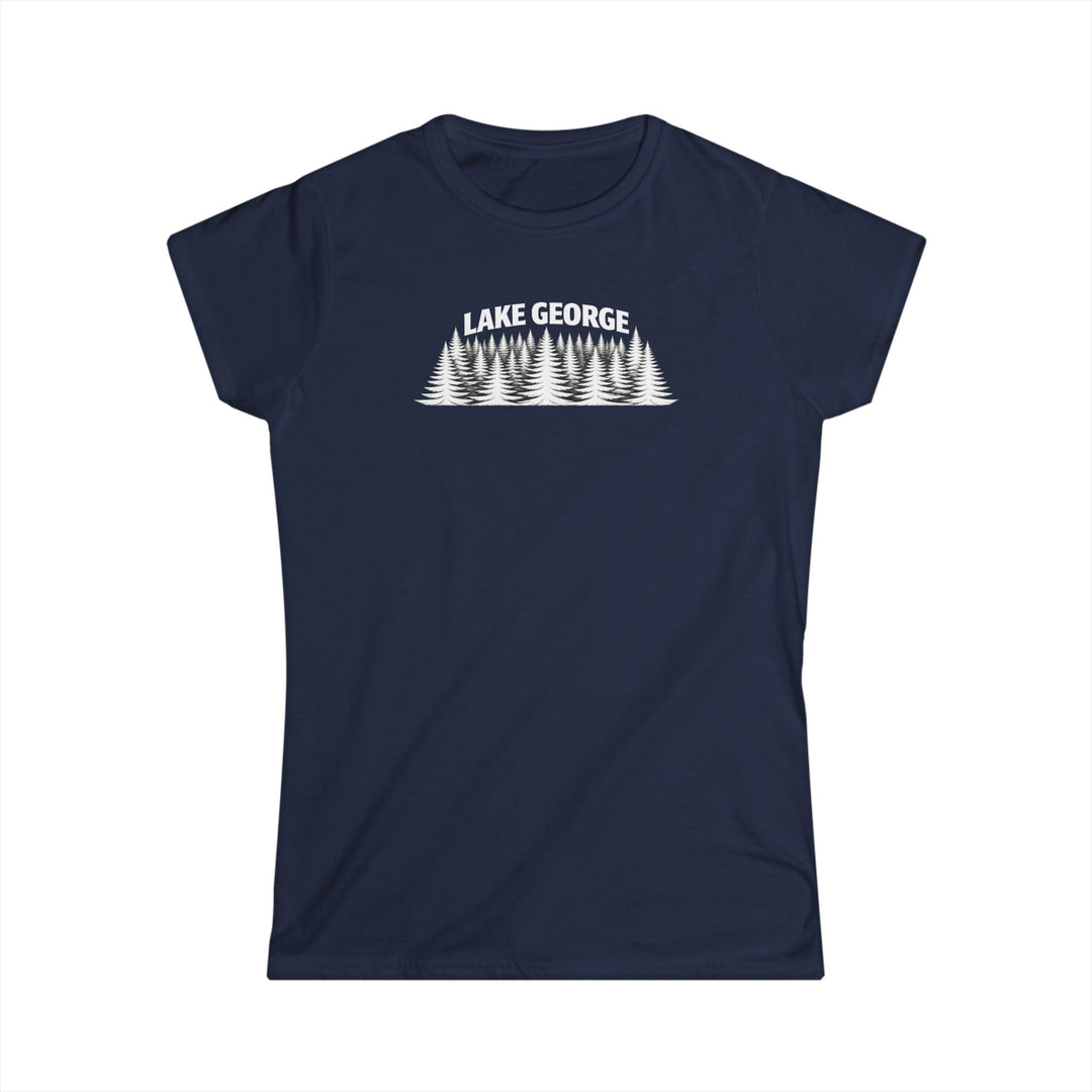 Lake George Ladies T-Shirt - Trees