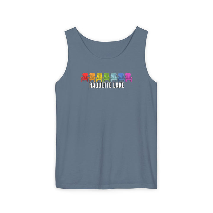 Raquette Lake Unisex Tank - Rainbow Chairs