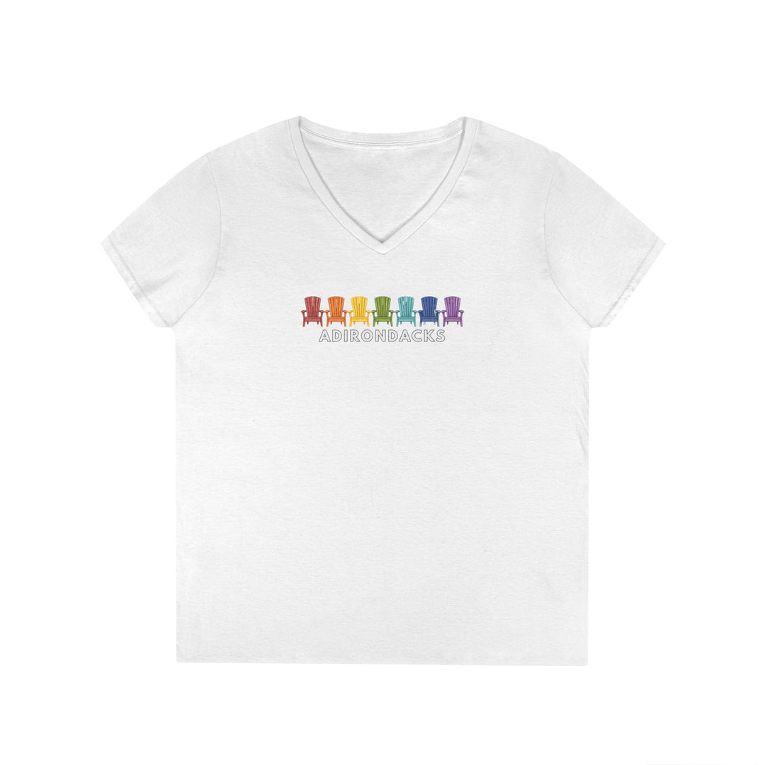 Adirondack Rainbow Chairs Ladies V-Neck