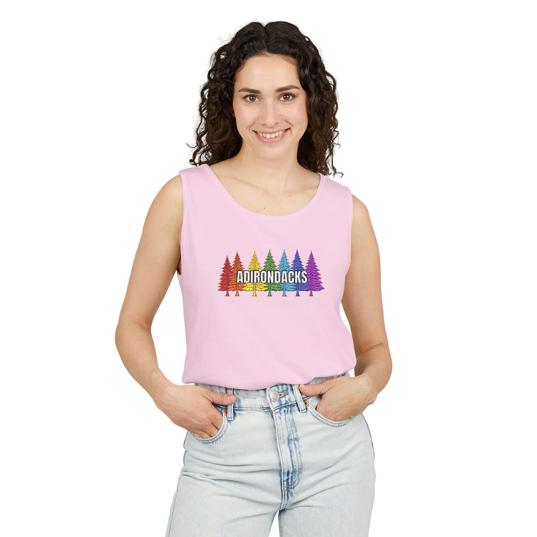 Adirondack Rainbow Trees Unisex Tank