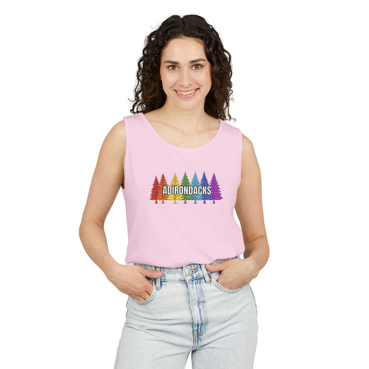 Adirondack Rainbow Trees Unisex Tank