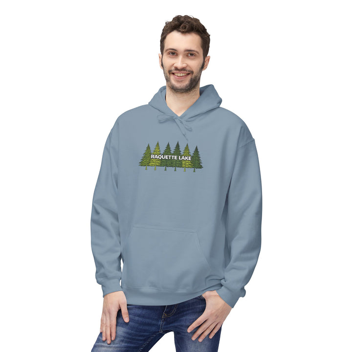 Raquette Lake Hoodie - Pine Trees