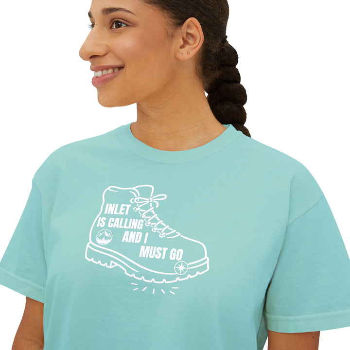 Inlet is Calling Ladies Boxy Tee