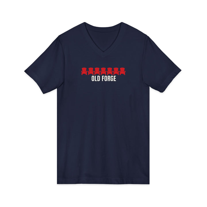 Old Forge ADK Chairs Unisex V-Neck T-Shirt