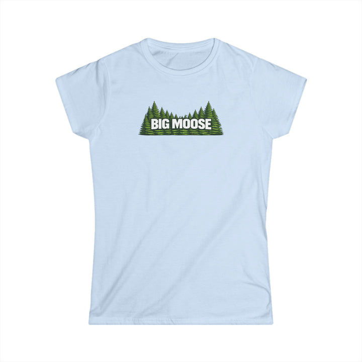 Big Moose Trees Ladies Tee